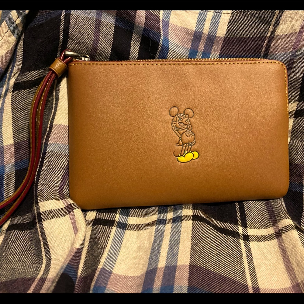 COACH NY - Mickey Mouse wristlet! NIB!!